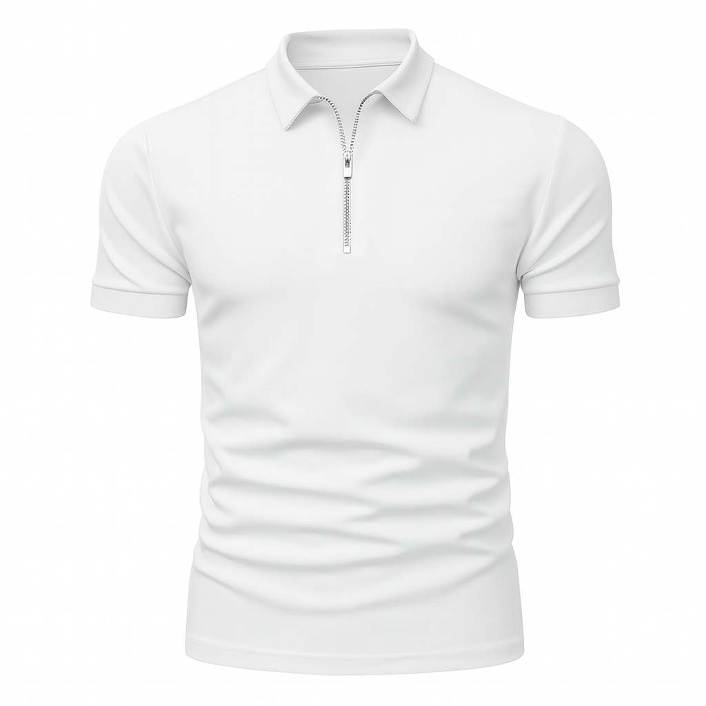 Martin - Heren Polo Shirt met Rits