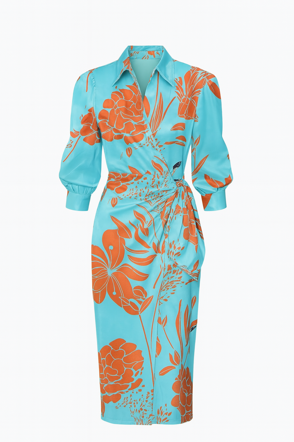 Sophie - Gestreepte Wikkeljurk Voor Dames - Levendig & Chic