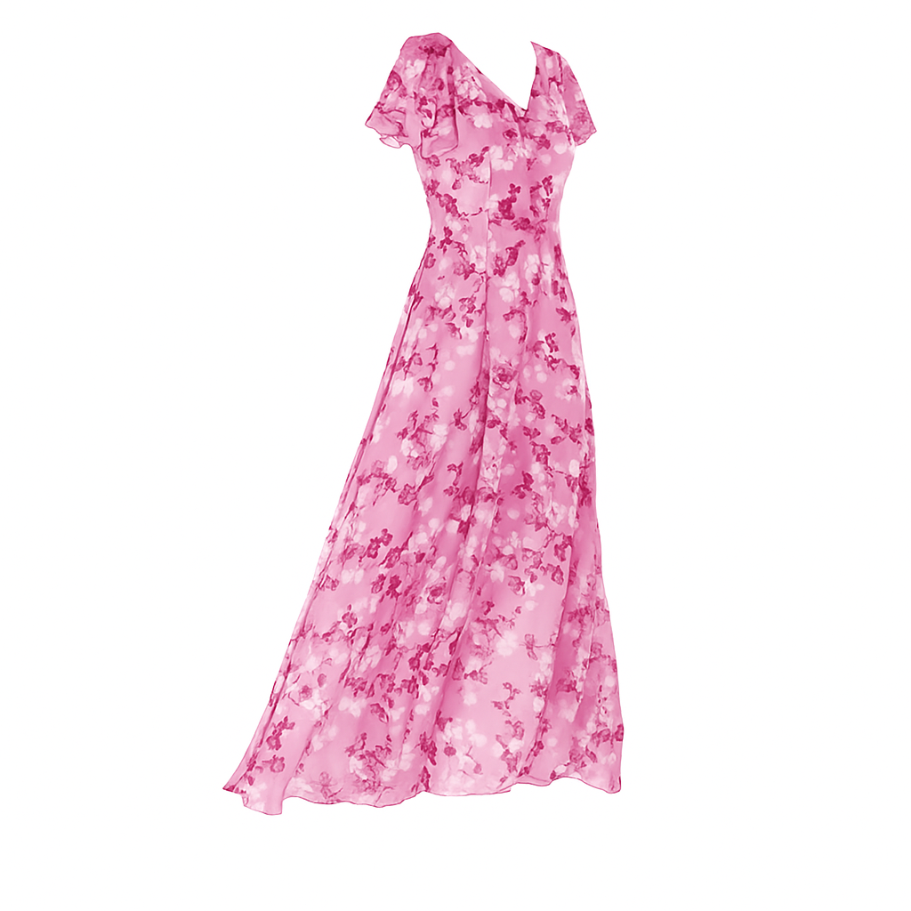 Roos - Elegante midi-jurk voor dames