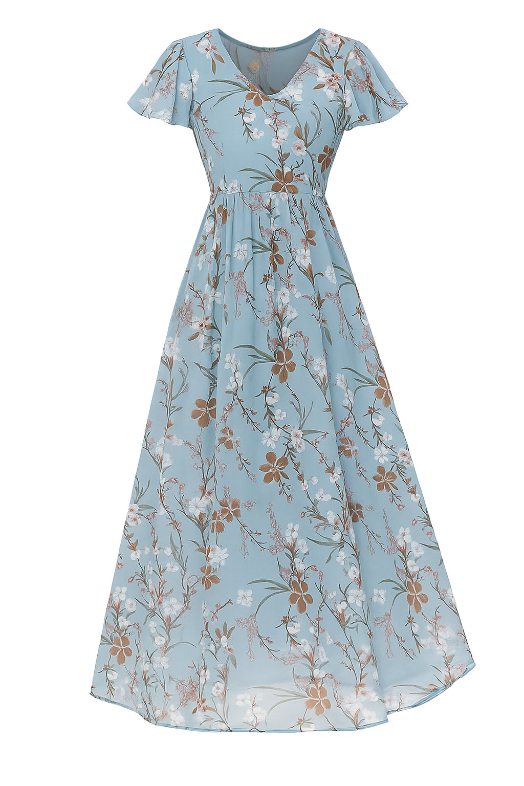 Roos - Elegante midi-jurk voor dames