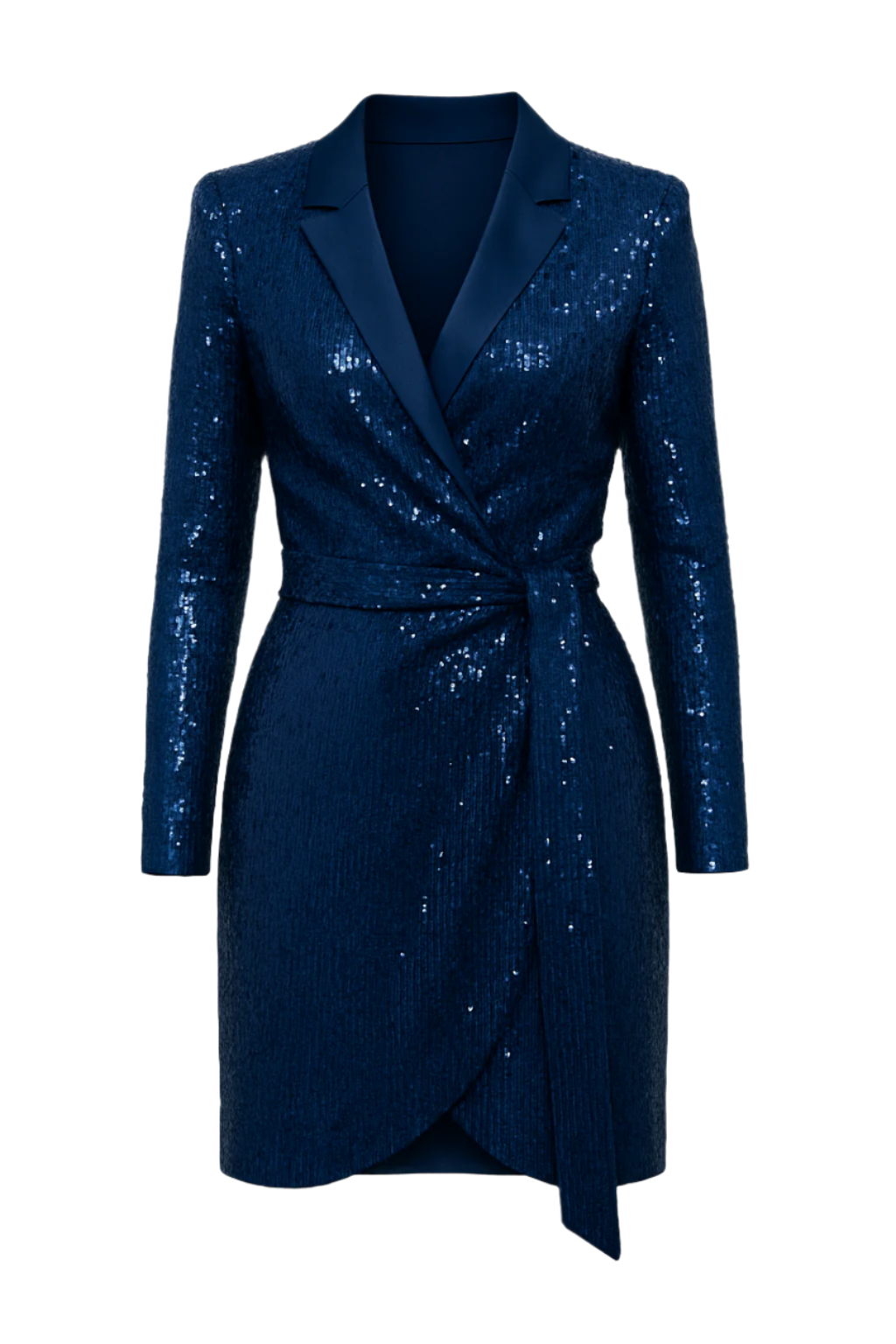 Elvira - Pailletten-Wickelkleid