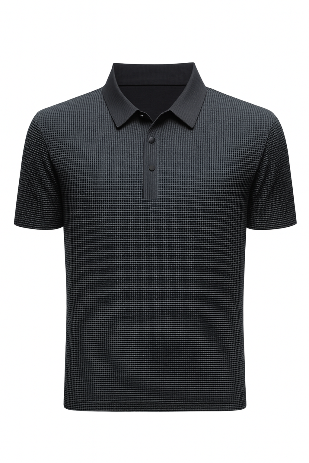 Morten - gestructureerd poloshirt