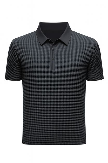 Morten - gestructureerd poloshirt