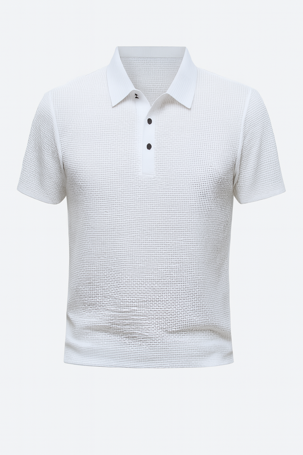 Morten - gestructureerd poloshirt
