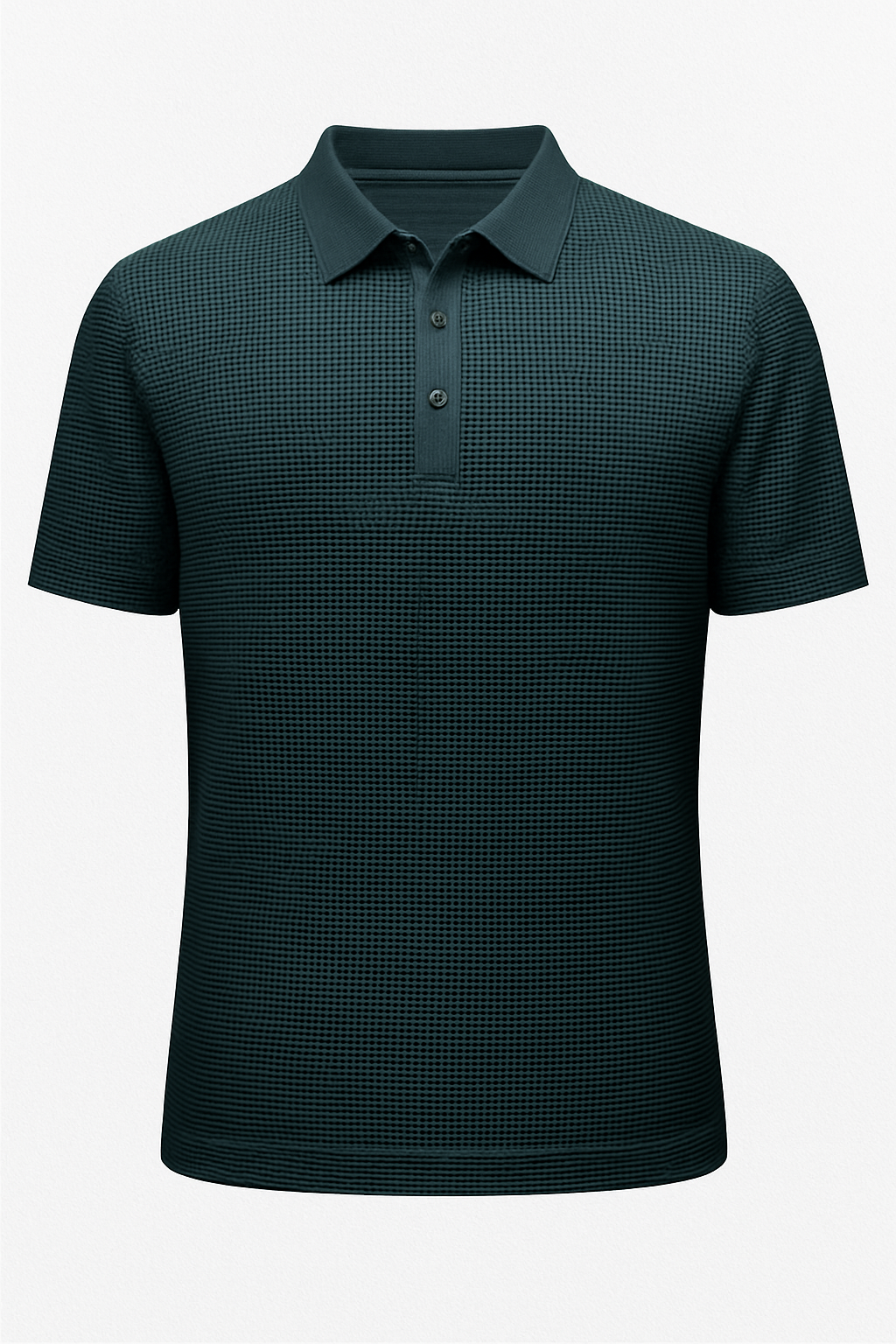 Morten - gestructureerd poloshirt