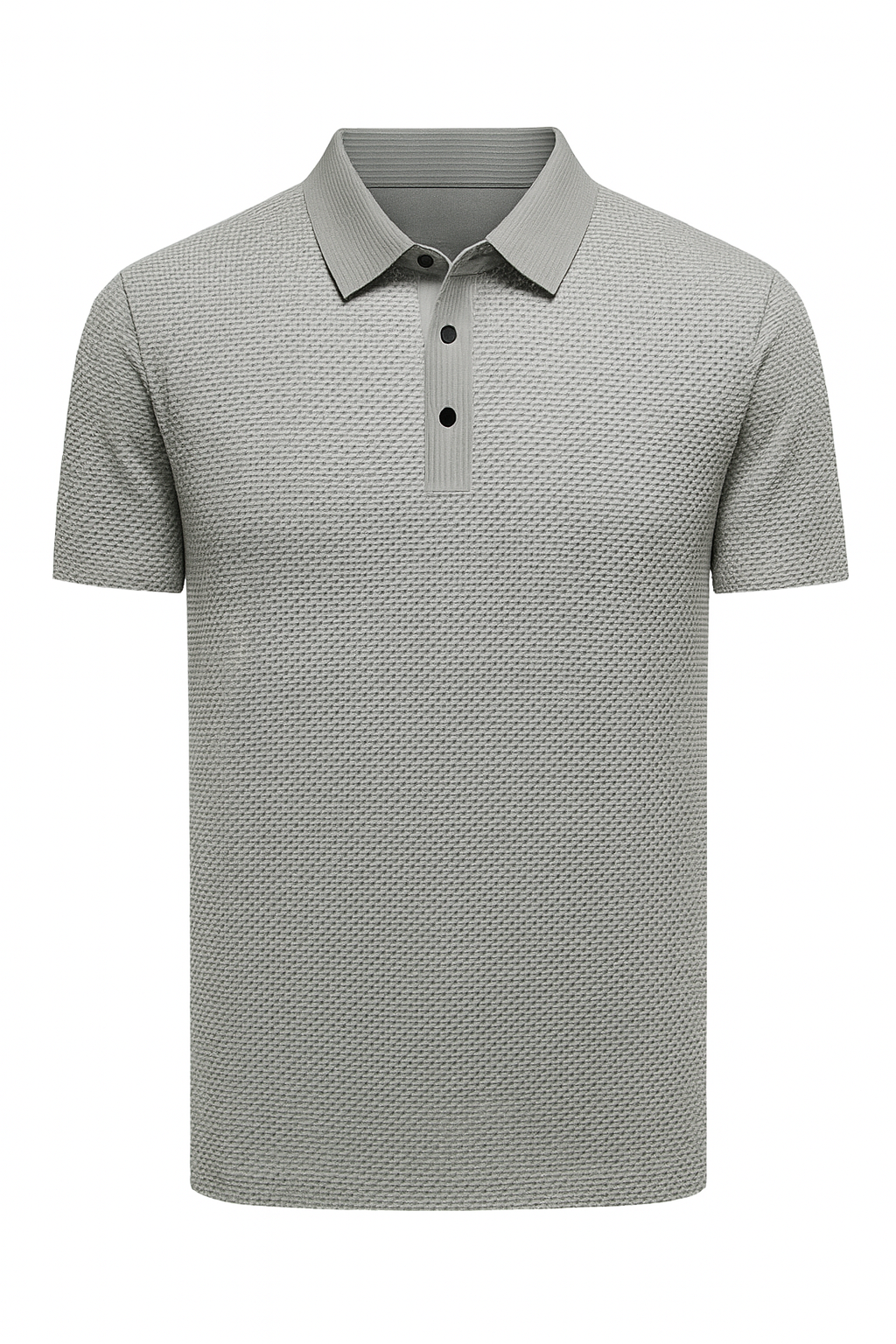 Morten - gestructureerd poloshirt