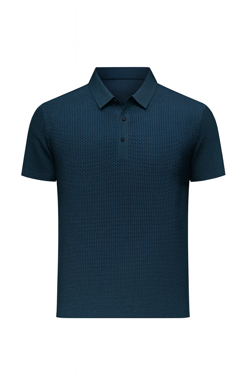 Morten - gestructureerd poloshirt
