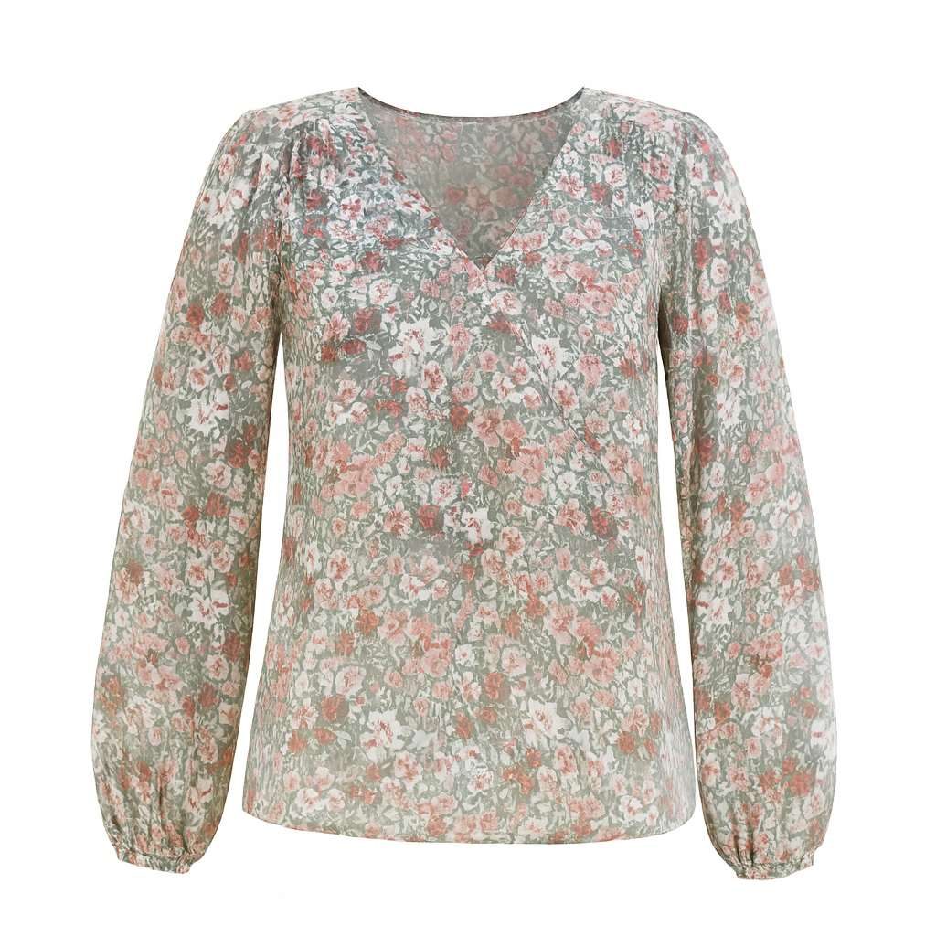 Moniek – Bloemen Blouse Voor Dames – Licht & Casual