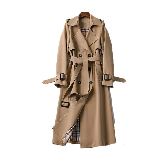 sandras Trenchcoat met dubbele knoopsluiting