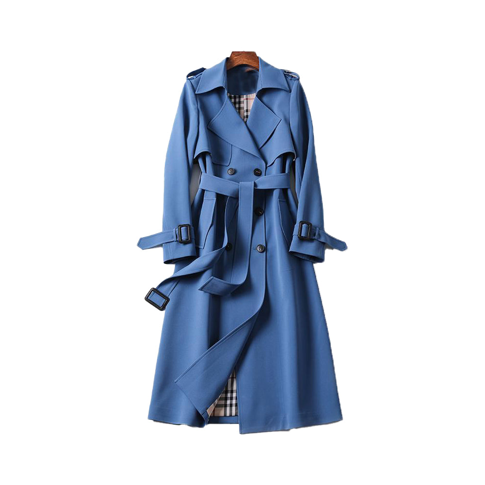 sandras Trenchcoat met dubbele knoopsluiting