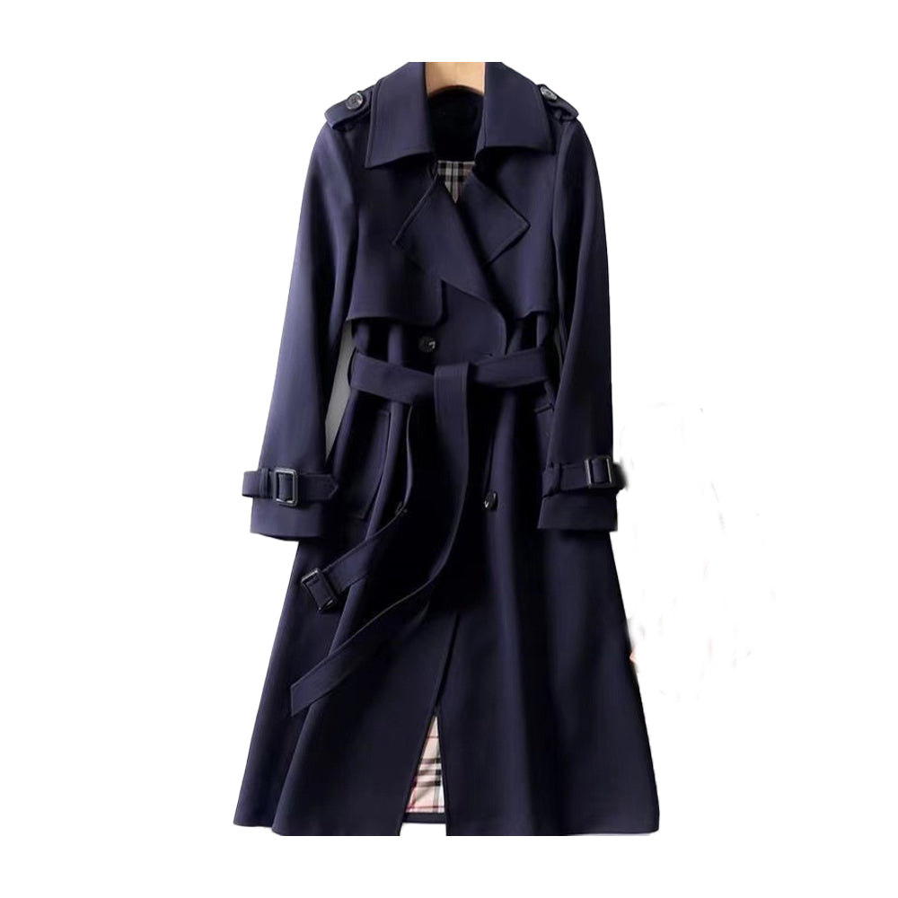 sandras Trenchcoat met dubbele knoopsluiting