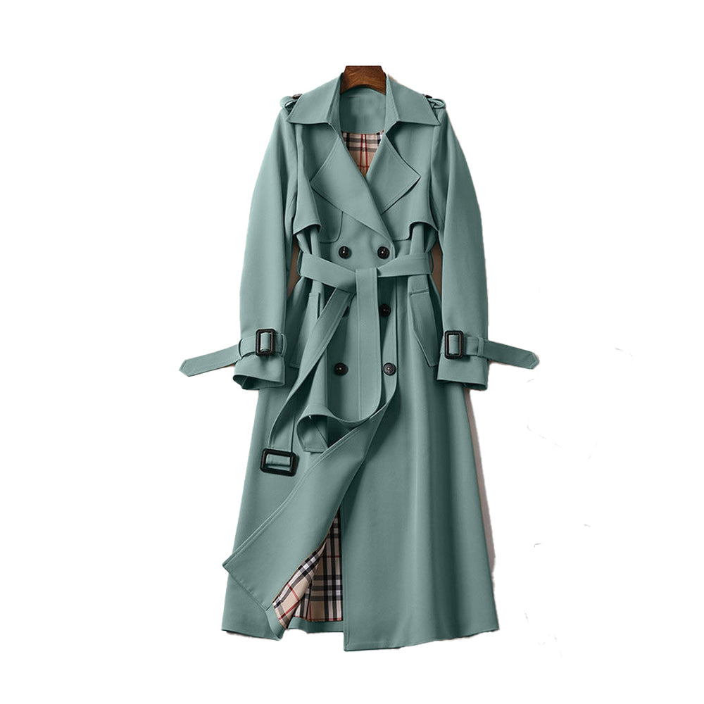 sandras Trenchcoat met dubbele knoopsluiting